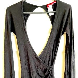 Brand New Miss Sixty Deep V Neck Night Out Top